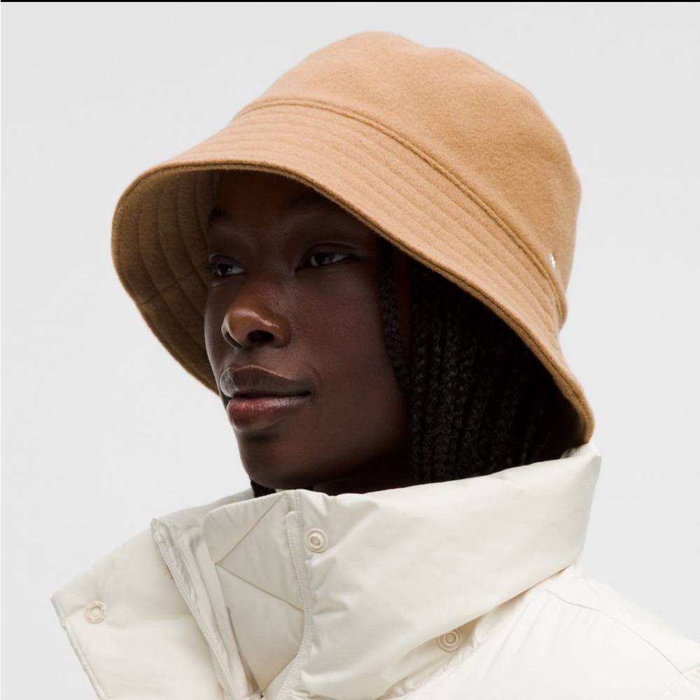 Satin-Lined Wool Bucket Hat